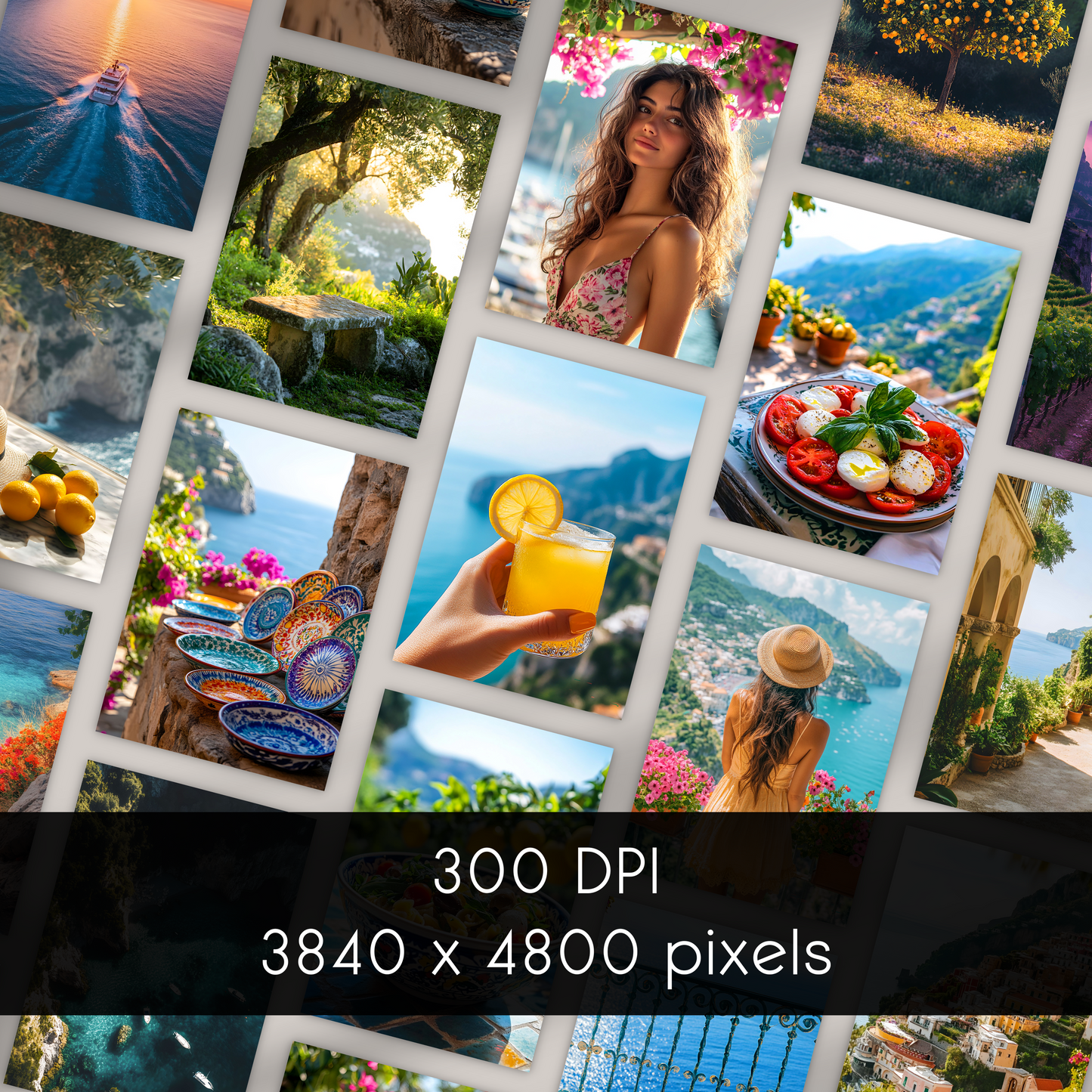 Bella Italia: 70 Breathtaking Amalfi Coast Stock Photos for Travel Creators, Bloggers & Digital Brands
