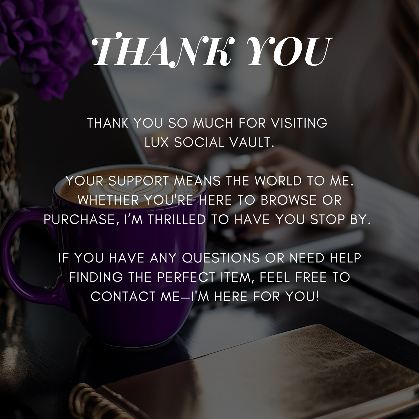 Purple Prestige: 45 Feminine WFH Stock Photos in Rich Purple & Gold for Sophisticated Creators