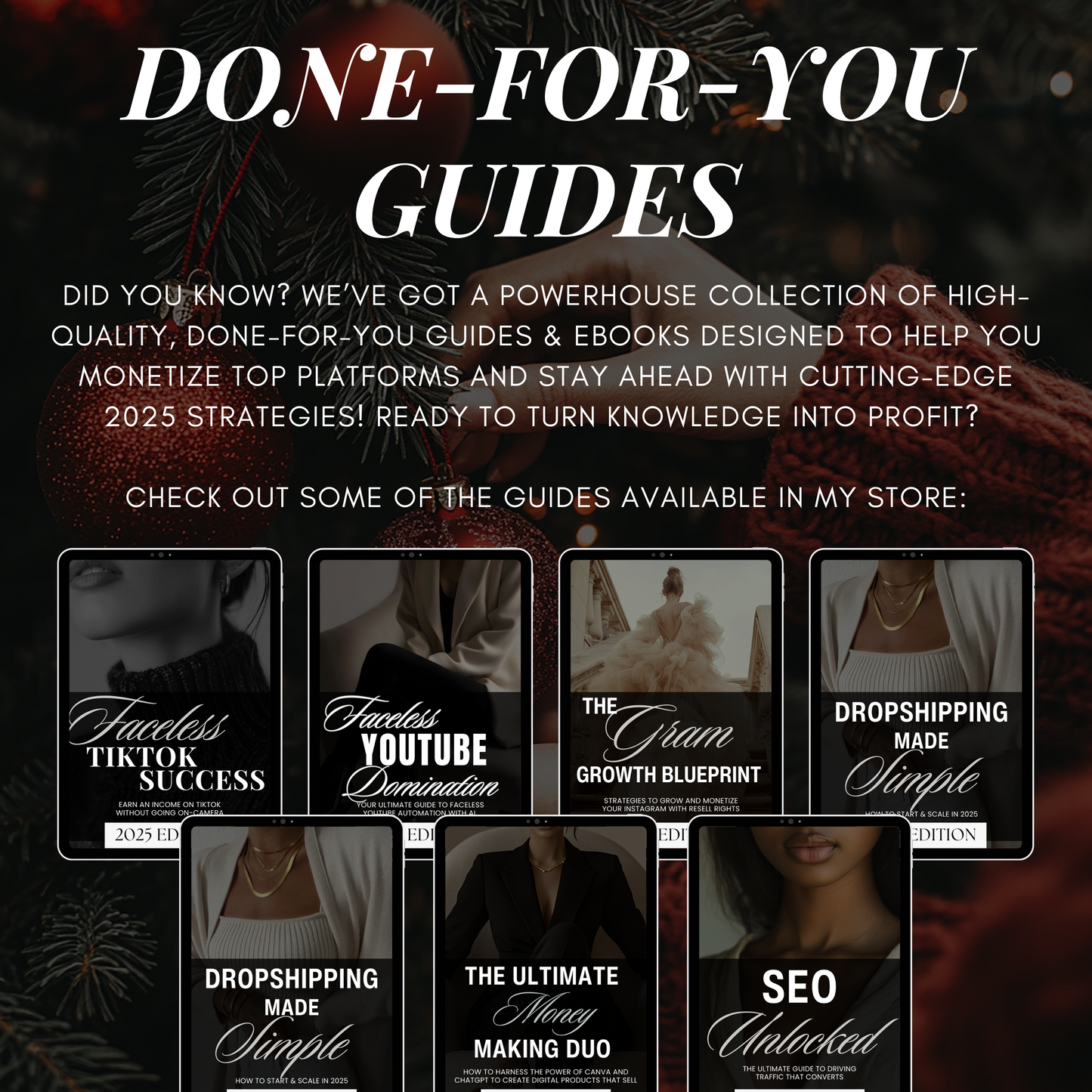 The Scarlet Glow Christmas Collection: 100 Festive Red Stock Photos to Spark Holiday Magic in Your Brand