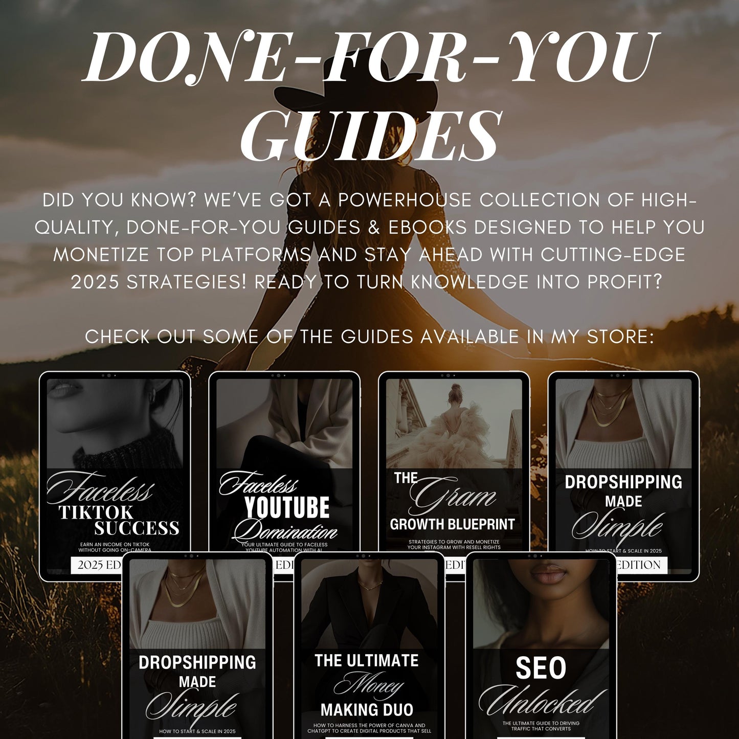 Untamed Cowgirl: 45 Editorial-Style Western Stock Photos with Golden Hour Glow & Fierce Feminine Energy