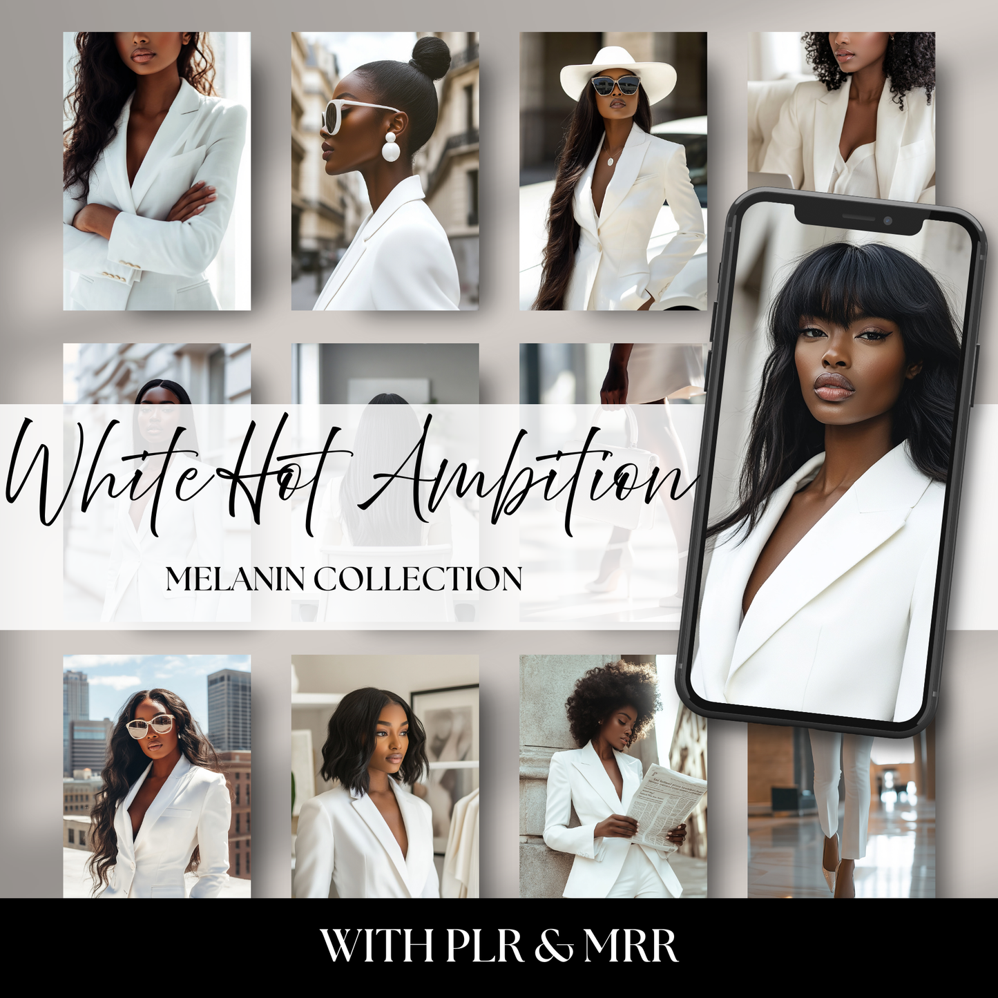 White Hot Ambition: 60 Melanin Boss Stock Photos for Brands and Content Creators