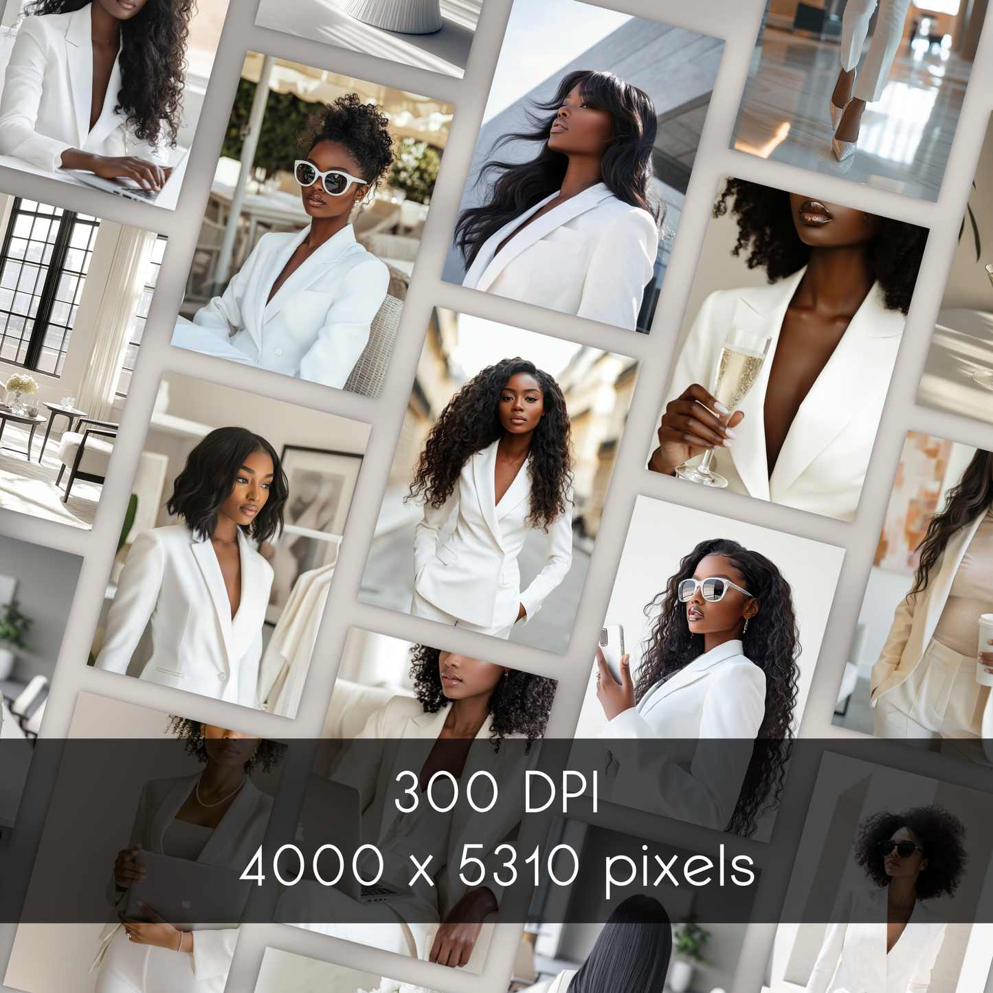 White Hot Ambition: 60 Melanin Boss Stock Photos for Brands and Content Creators