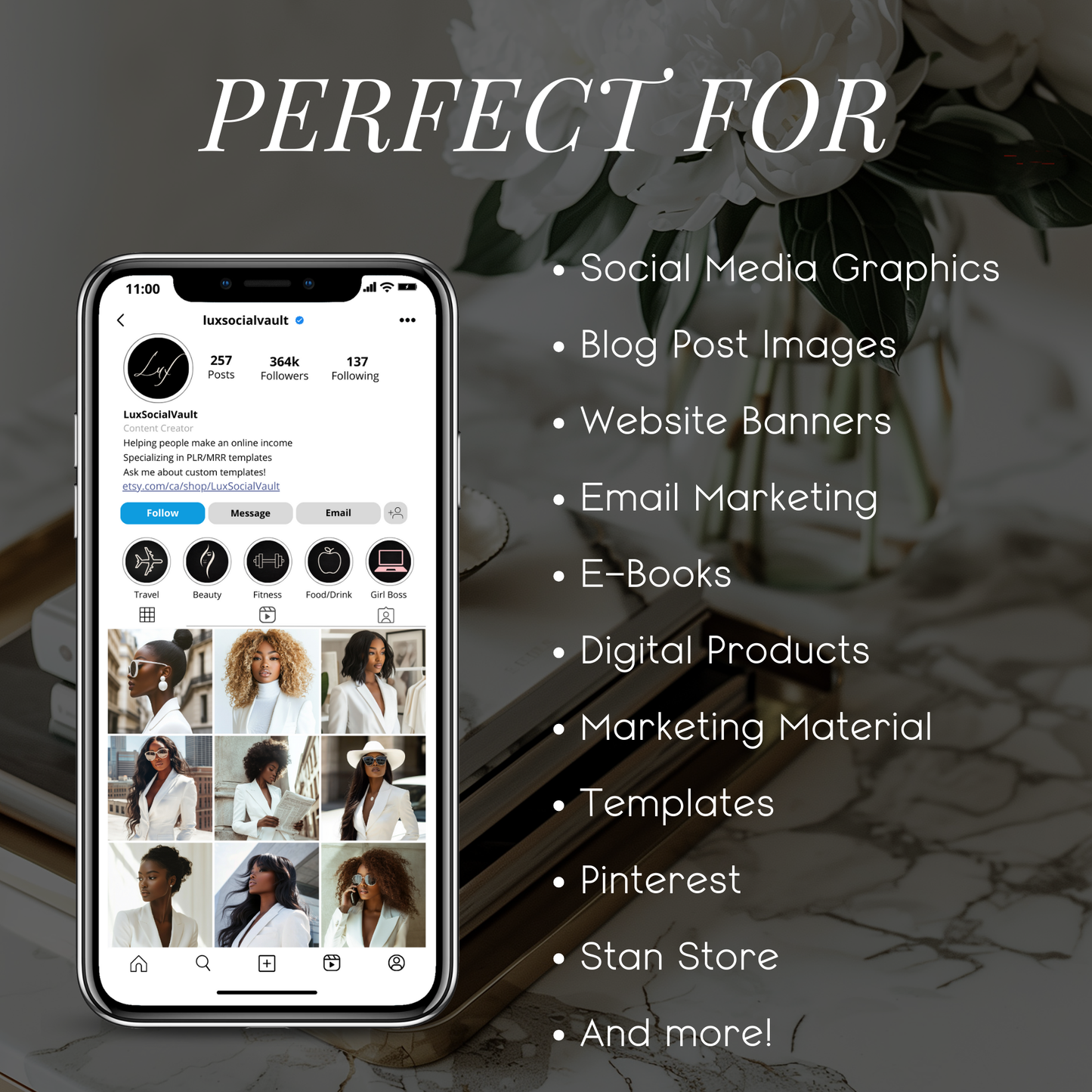 White Hot Ambition: 60 Melanin Boss Stock Photos for Brands and Content Creators