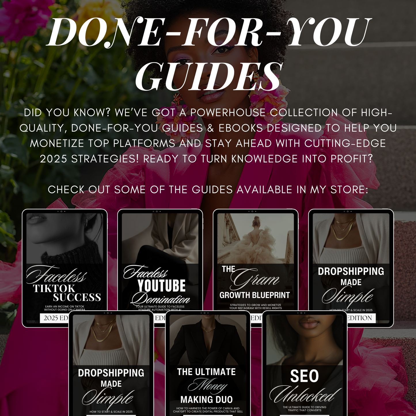 Bold in Bloom Stock Photo Collection – 45 Fashion-Forward Images for Brands That Celebrate Beauty & Boldness