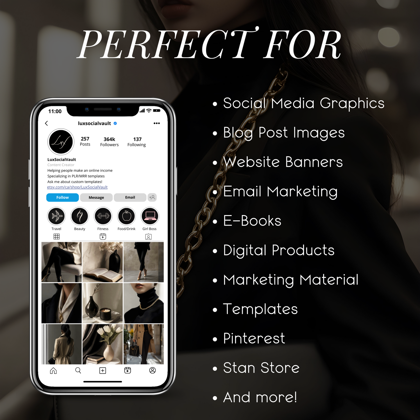 Aesthetic Girl Boss: 45 Stylish Stock Photos for Modern Entrepreneurs, Influencers & Content Creators