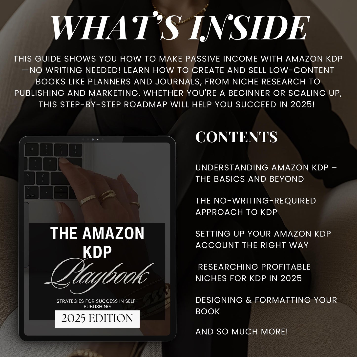 Amazon KDP Playbook – Your Beginner-Friendly Guide to Making Passive Income with Low & No-Content Books in 2025