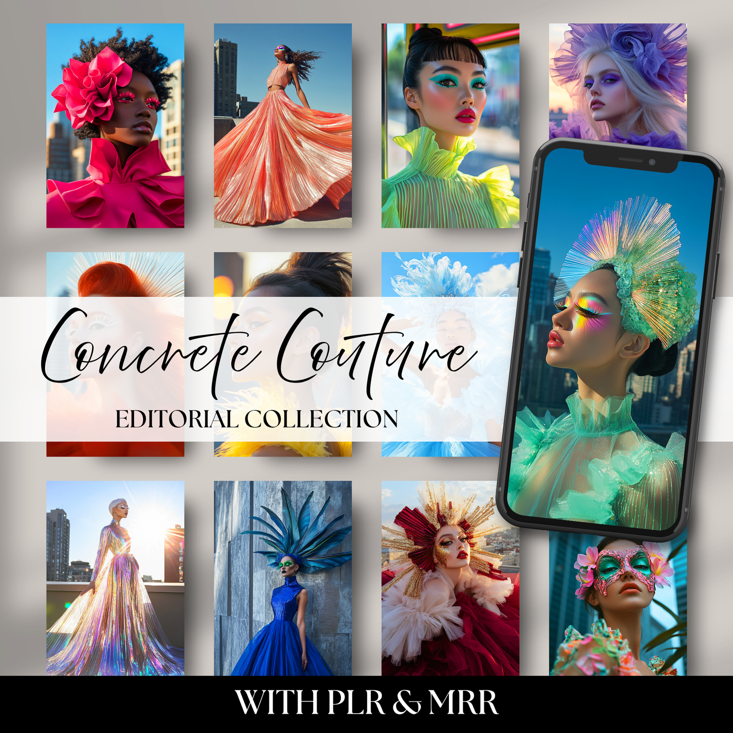 Concrete Couture Collection – 60 High-Fashion Urban Stock Photos for Bold & Avant-Garde Brands