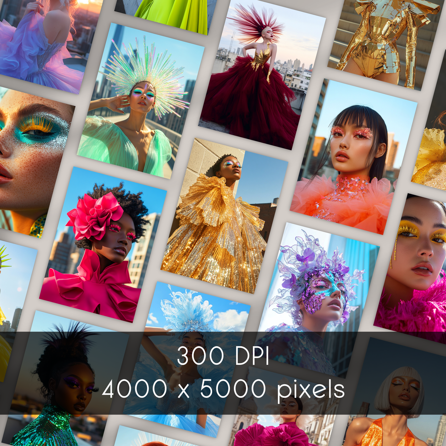 Concrete Couture Collection – 60 High-Fashion Urban Stock Photos for Bold & Avant-Garde Brands