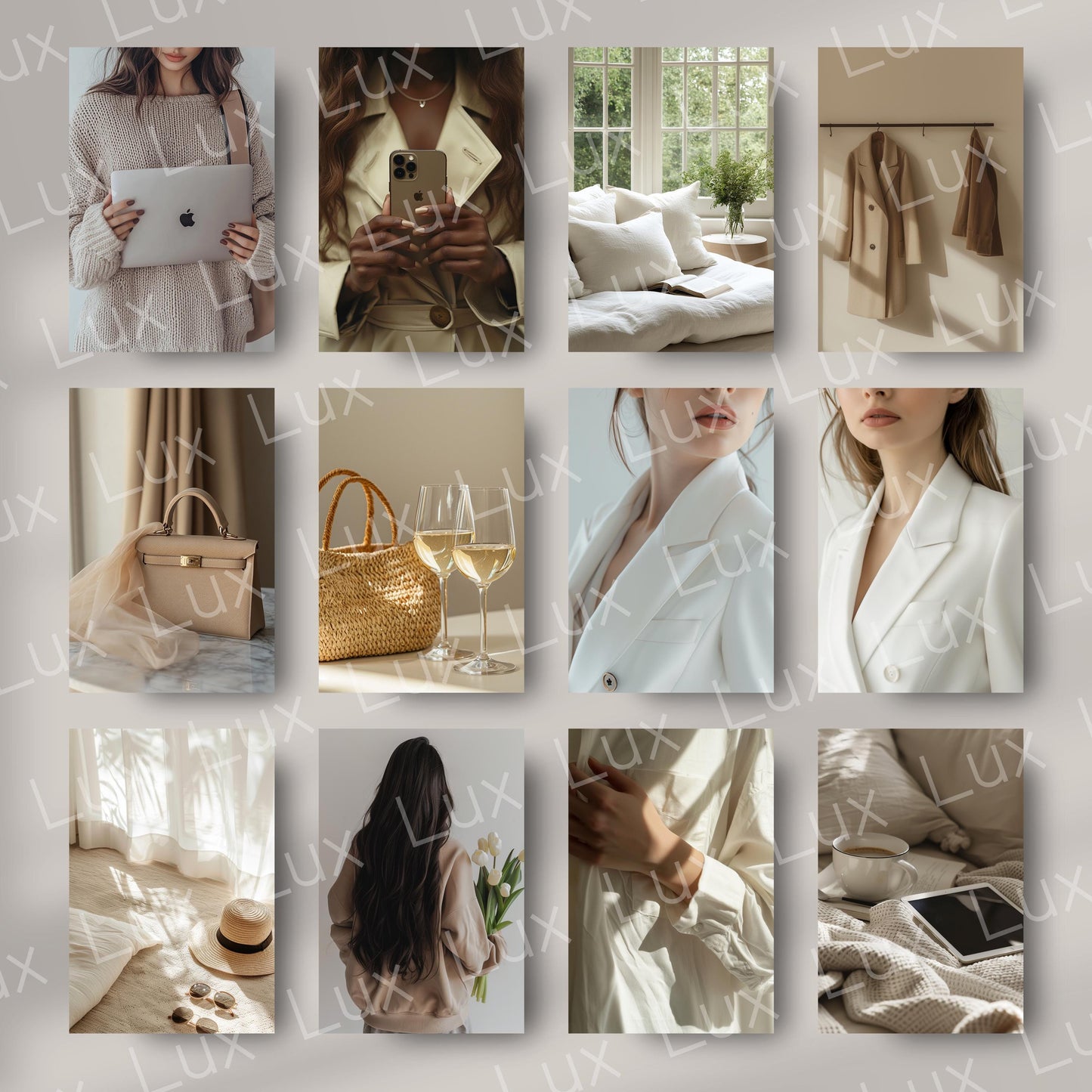 Everyday Simplicity: A Curated Collection of 45 Neutral Stock Photos for Calm, Minimalist Brands