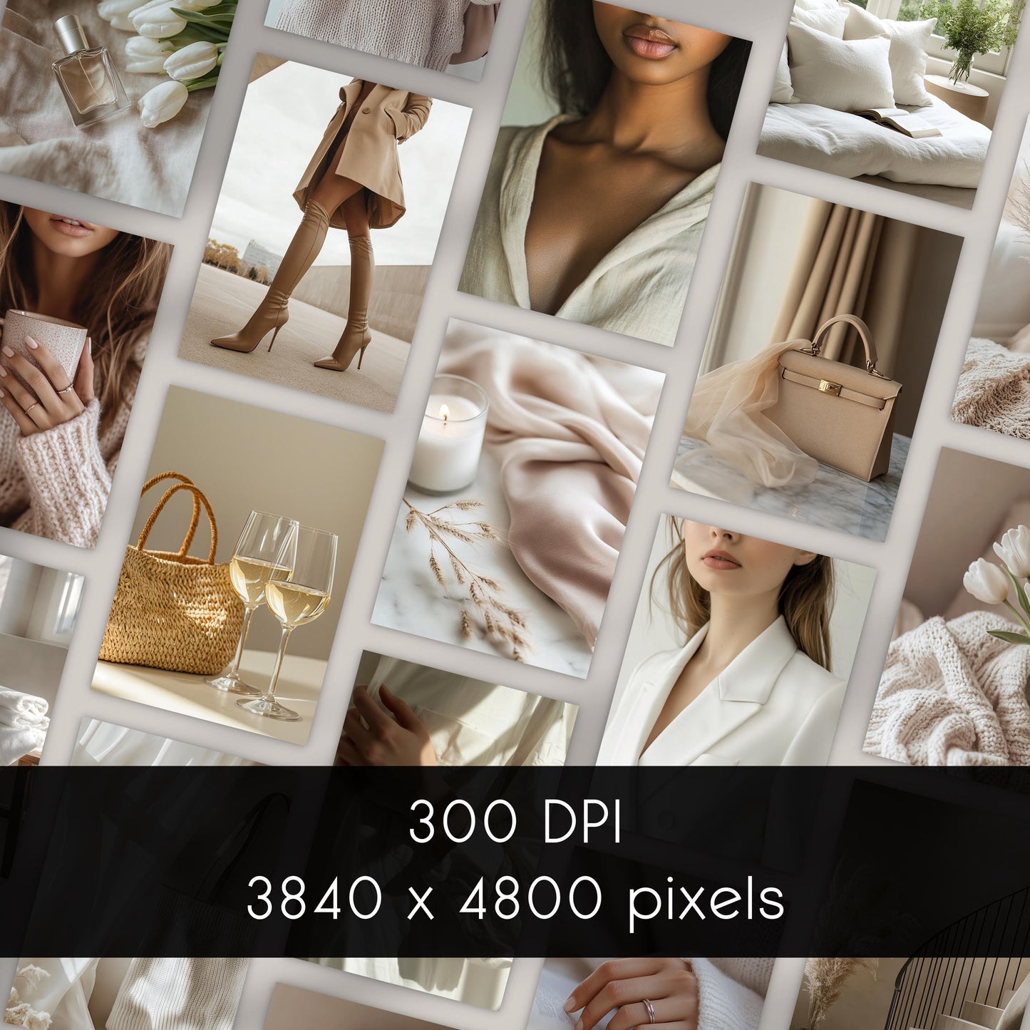 Everyday Simplicity: A Curated Collection of 45 Neutral Stock Photos for Calm, Minimalist Brands