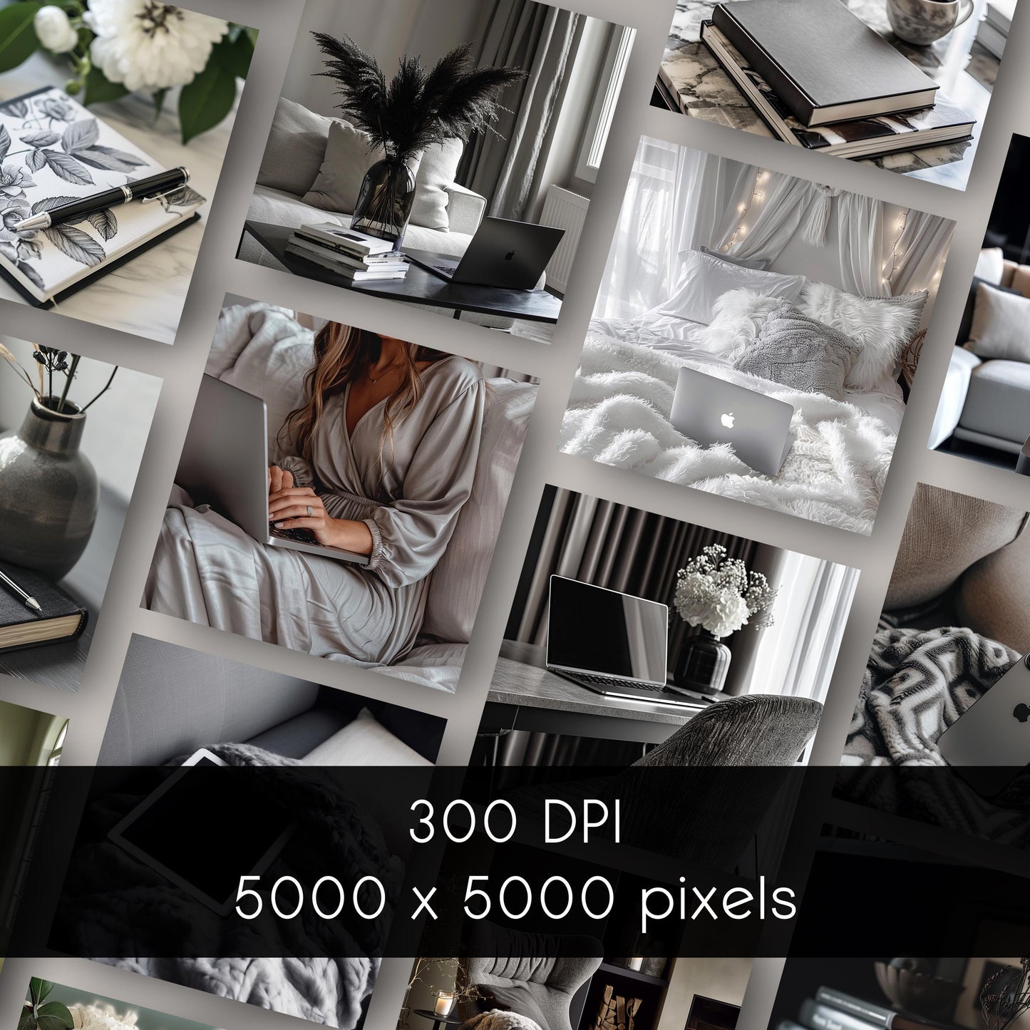 Grey Elegance: 45 Minimalist Stock Photos to Elevate Your Work-from-Home Aesthetic