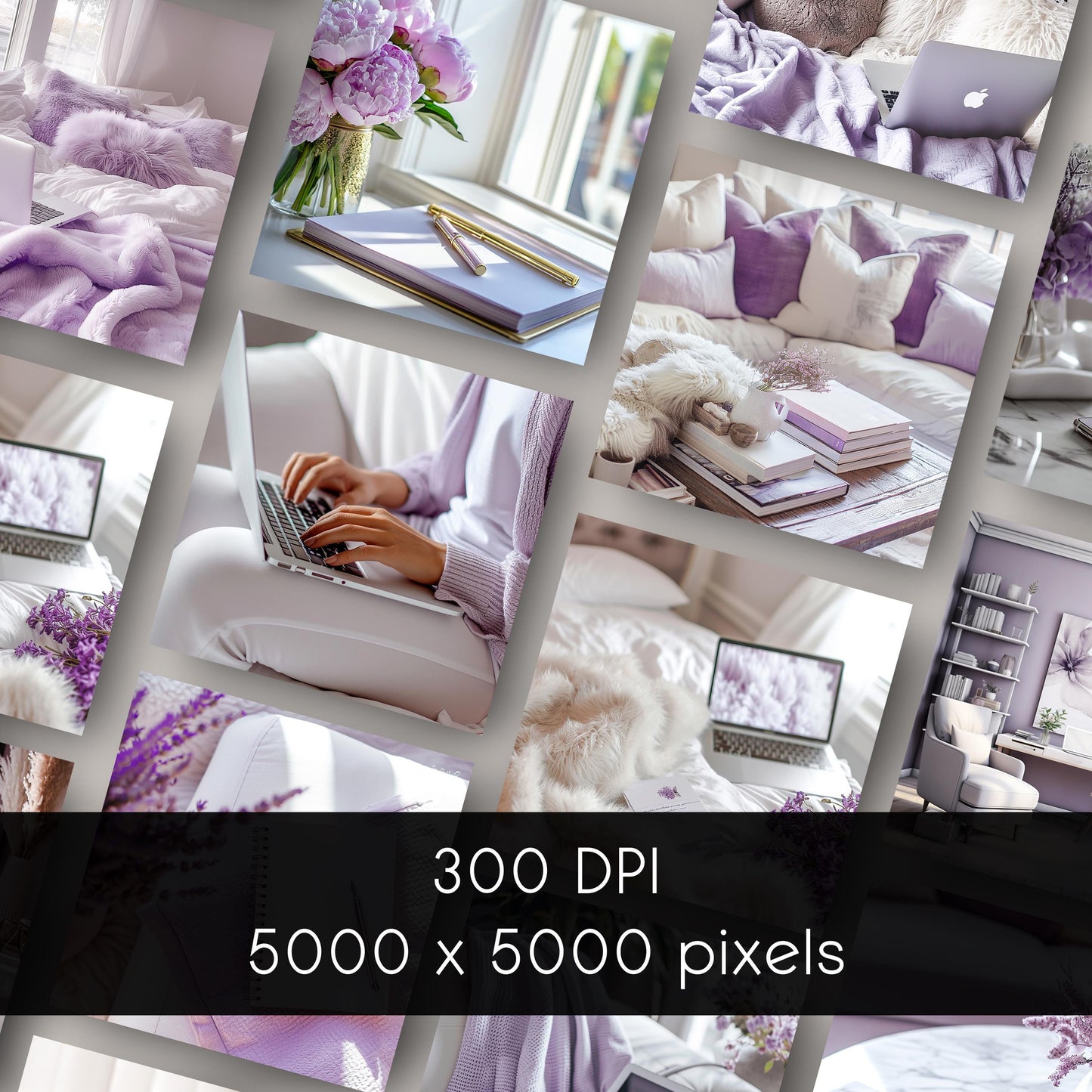 Lavender Bliss: 45 Serene Work-from-Home Stock Photos to Elevate Your Brand’s Calm, Creative Vibe