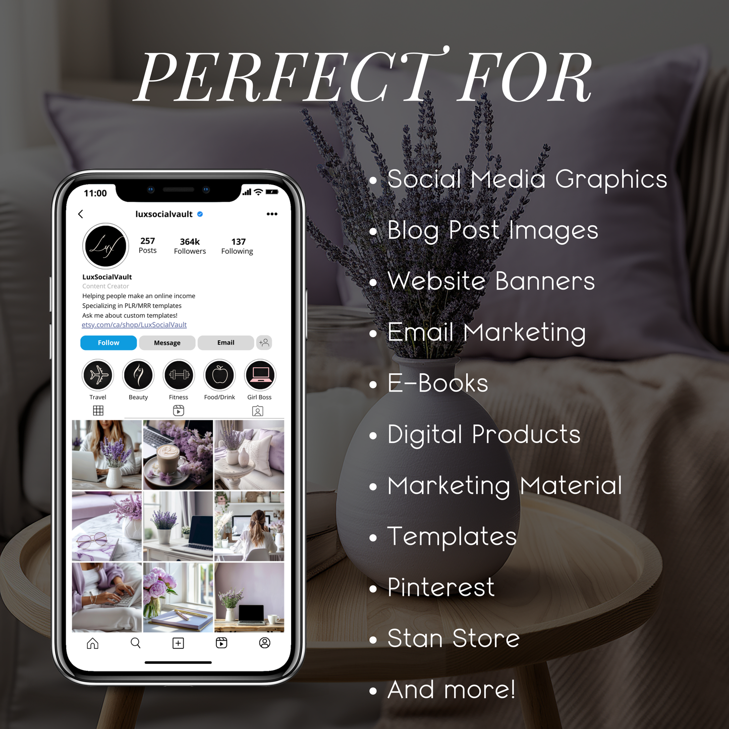 Lavender Bliss: 45 Serene Work-from-Home Stock Photos to Elevate Your Brand’s Calm, Creative Vibe