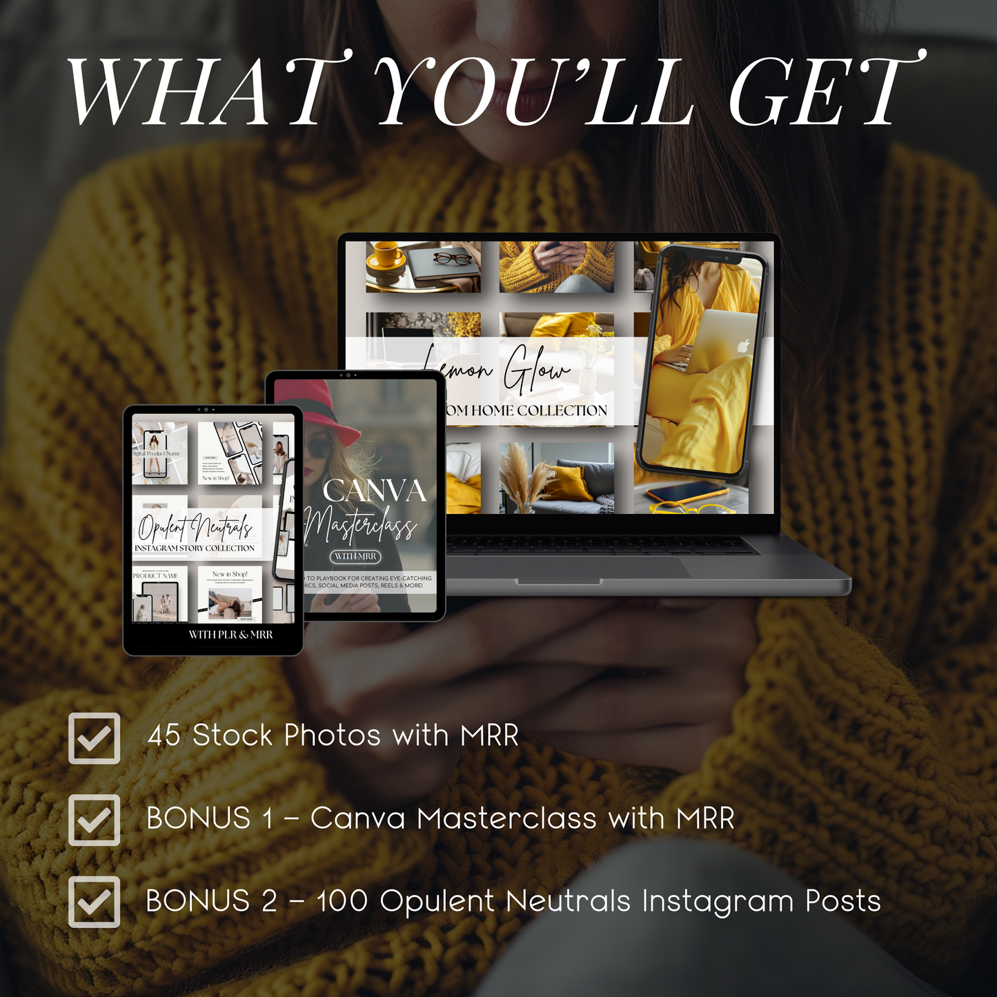 Lemon Glow: Stylish Work-from-Home Stock Photos for Creators Who Love Calm Tones with a Pop of Energy