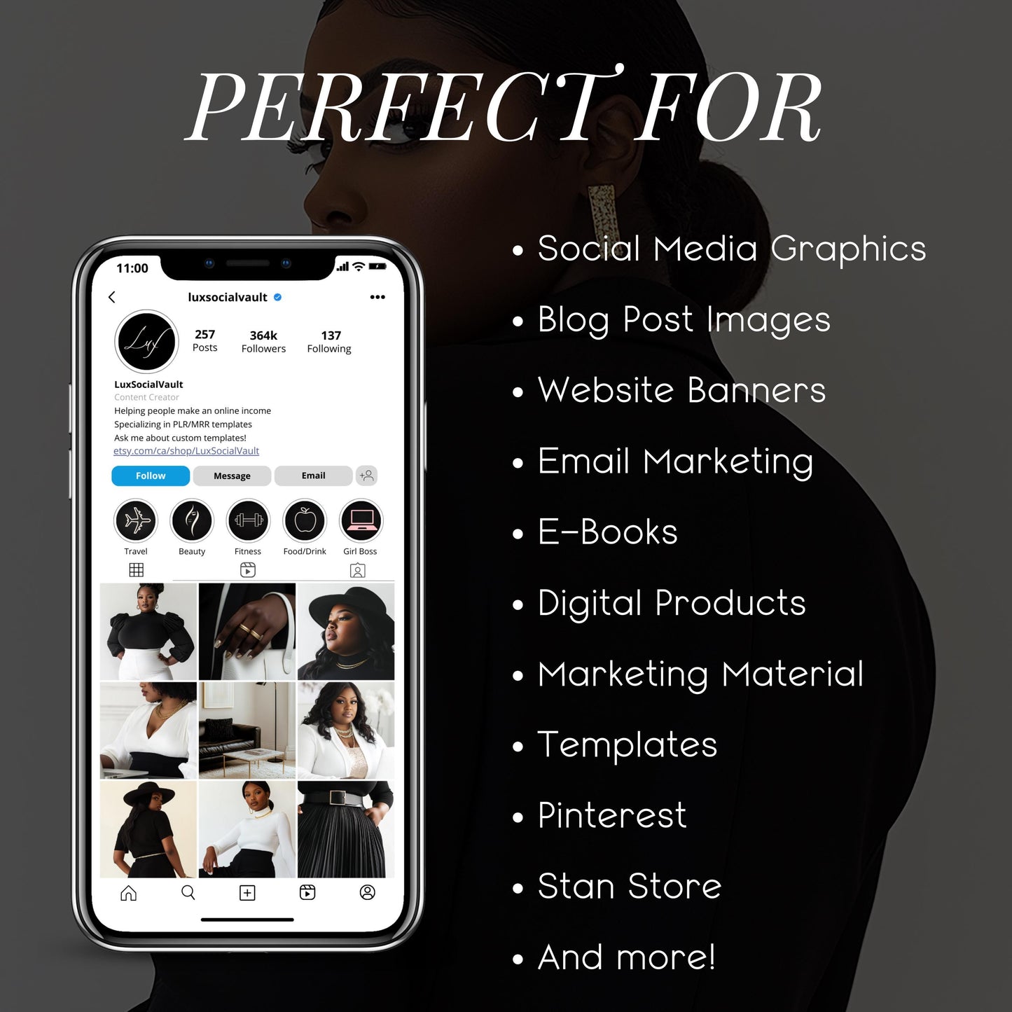 Empowered Melanin Curves: 45 Professional Stock Photos for Creators Celebrating Diversity, Confidence & Curvy Representation