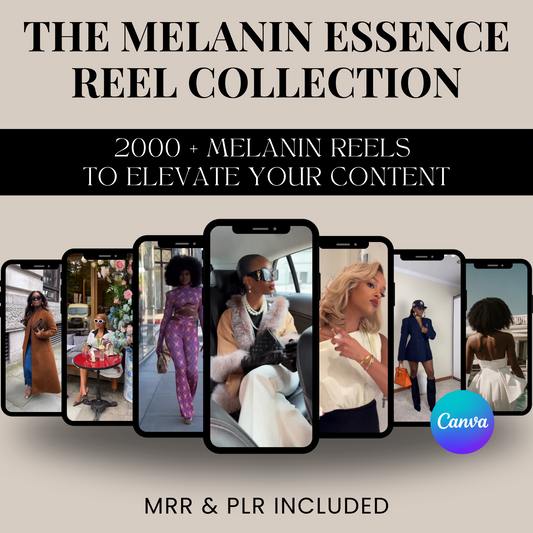 Discover the 2000+ Melanin Essence Reels Collection—an exclusive library featuring faceless luxury, travel, work-from-home, and lifestyle reels. Perfect for content creators, influencers, and entrepreneurs looking to showcase melanin-rich beauty, culture, and success in high-quality videos. Elevate your digital presence with diverse, empowering visuals that resonate with your audience.