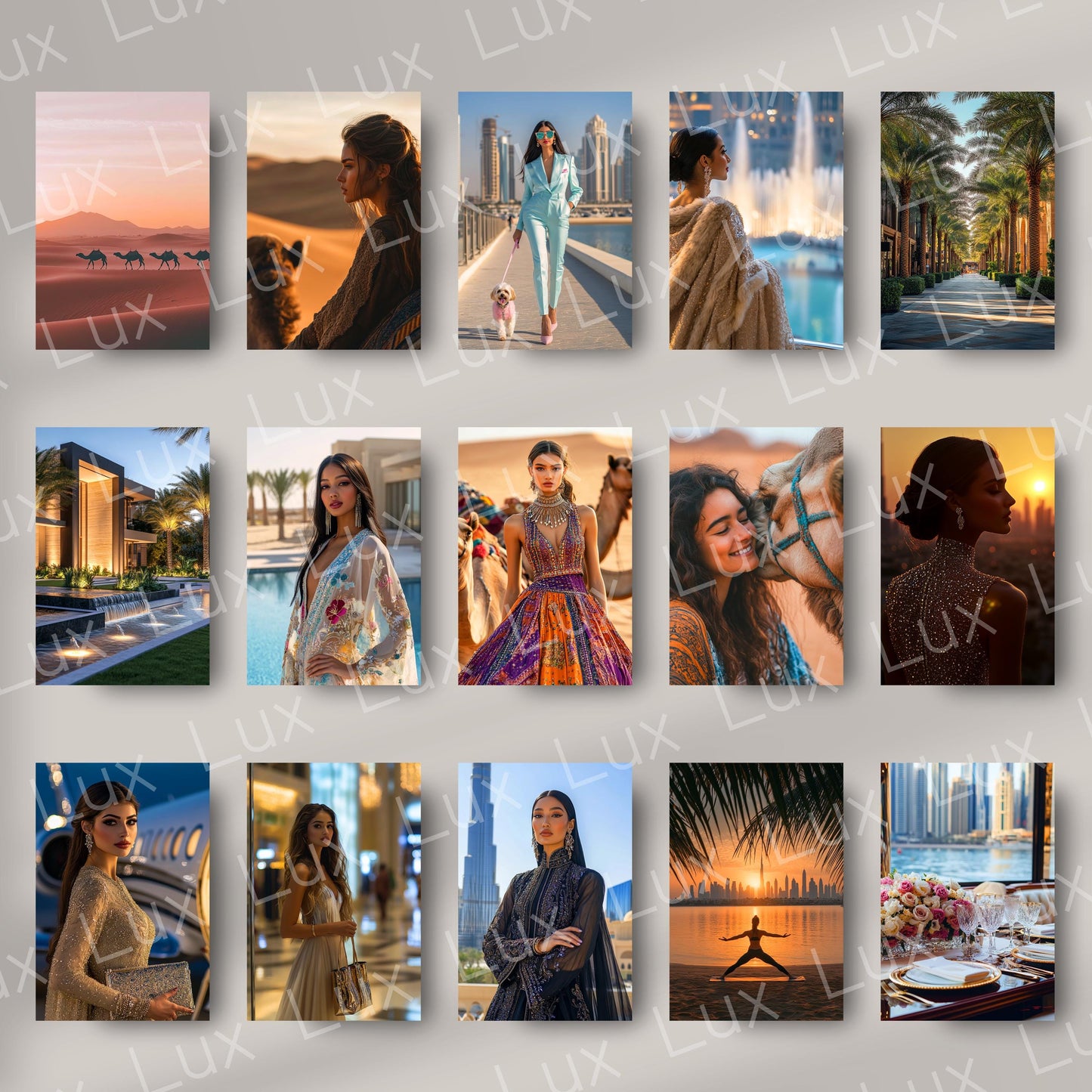 Modern Oasis Dubai: 70 Luxe Lifestyle Stock Photos for Travel Brands, Bloggers & Designers Seeking Sophisticated Global Aesthetic