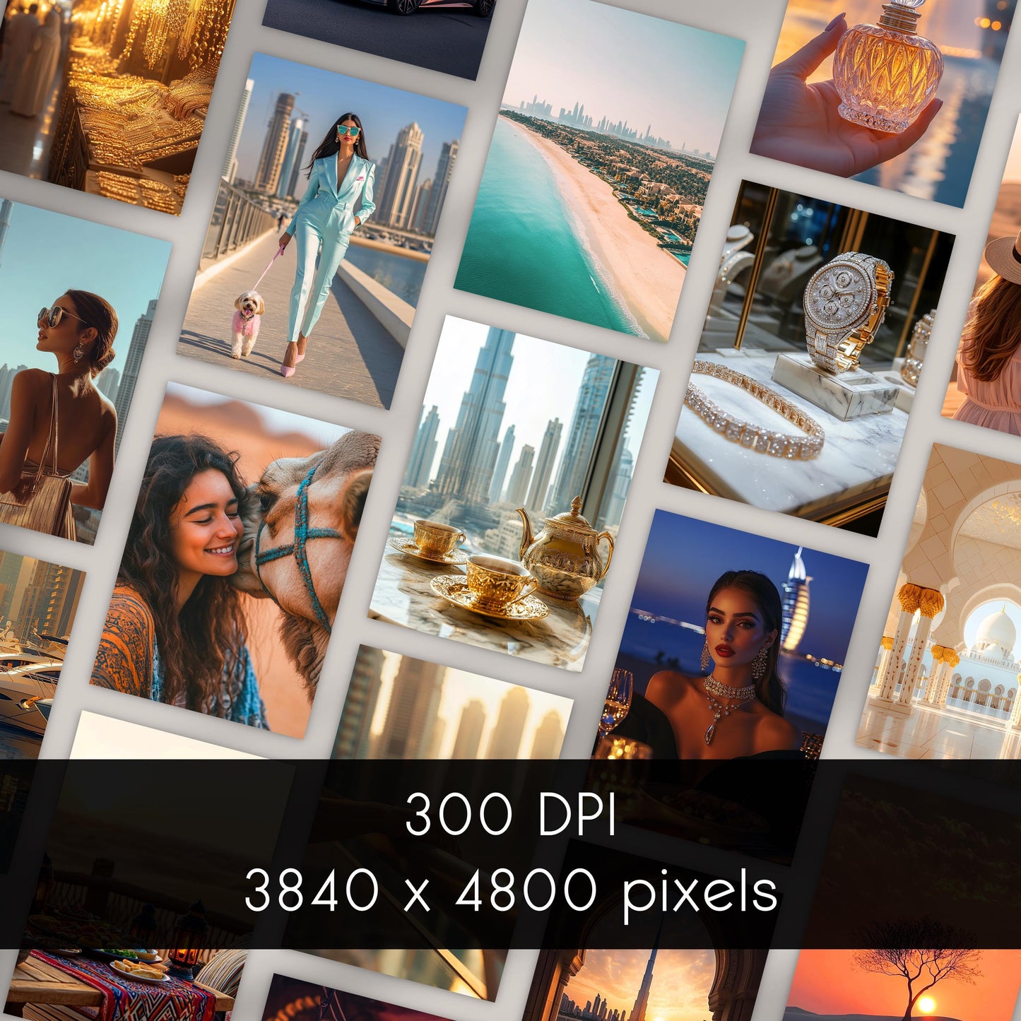 Modern Oasis Dubai: 70 Luxe Lifestyle Stock Photos for Travel Brands, Bloggers & Designers Seeking Sophisticated Global Aesthetic