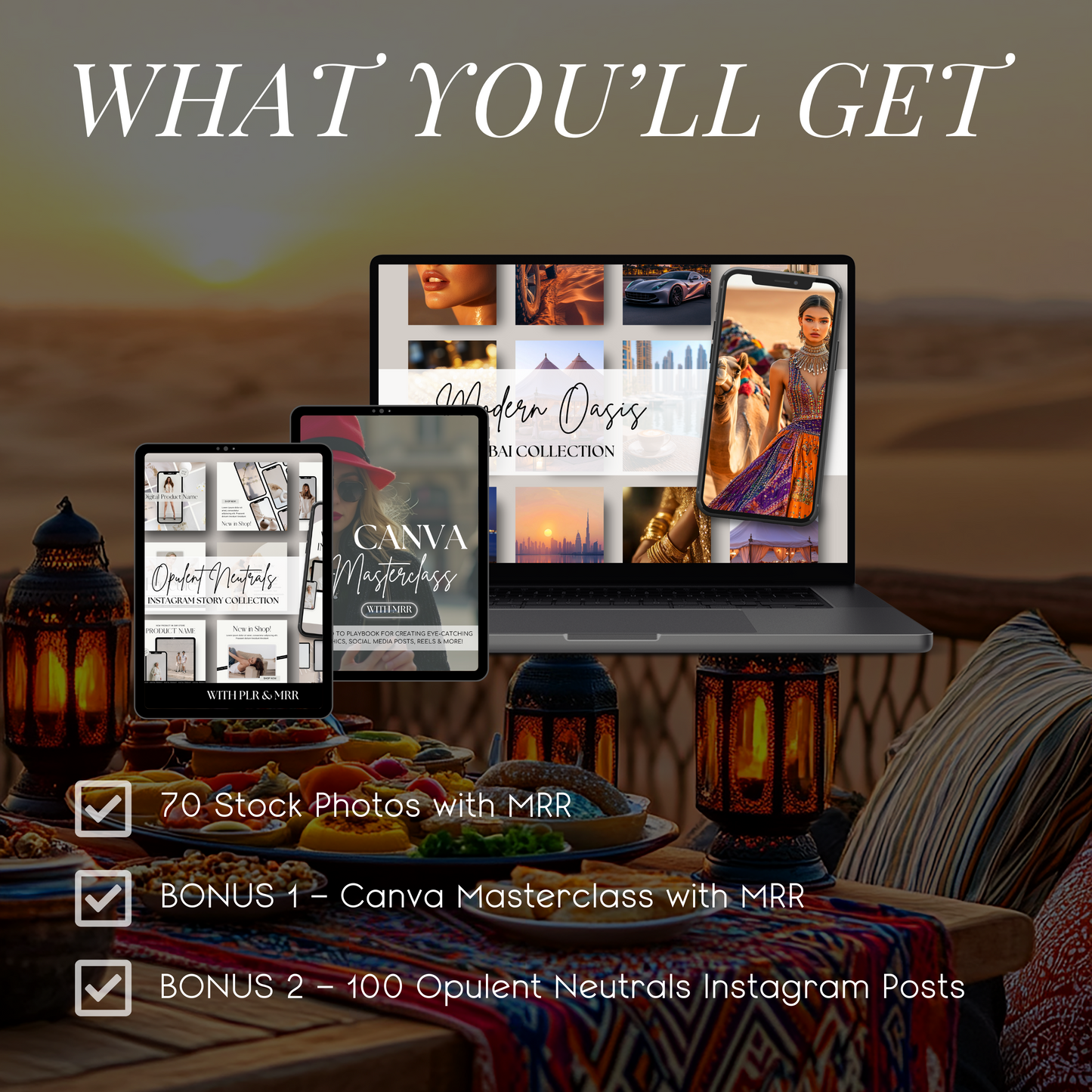 Modern Oasis Dubai: 70 Luxe Lifestyle Stock Photos for Travel Brands, Bloggers & Designers Seeking Sophisticated Global Aesthetic