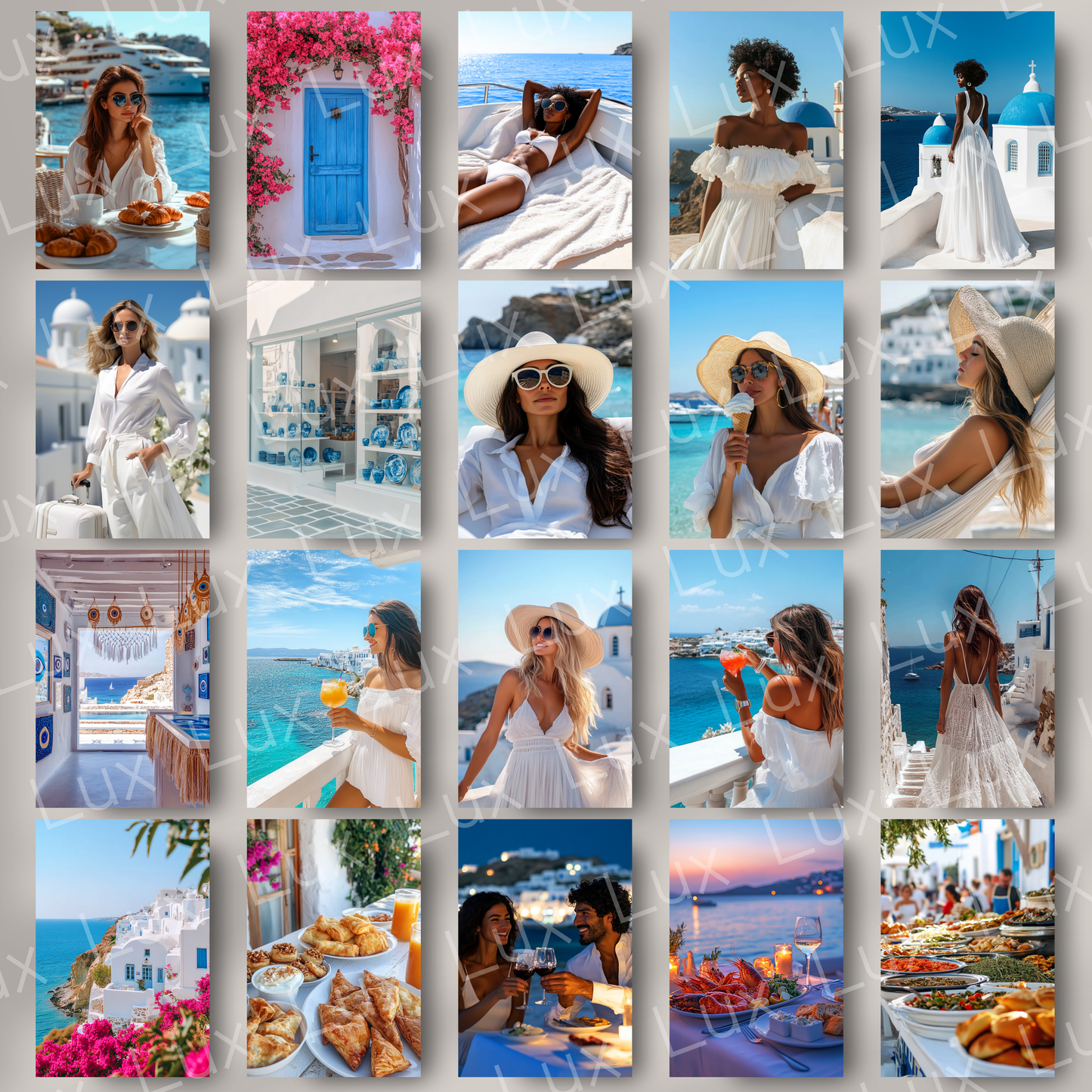 Mykonos Coastal Treasures: 70 Stunning Stock Photos to Elevate Travel Blogs, Social Content & Dreamy Brand Aesthetics