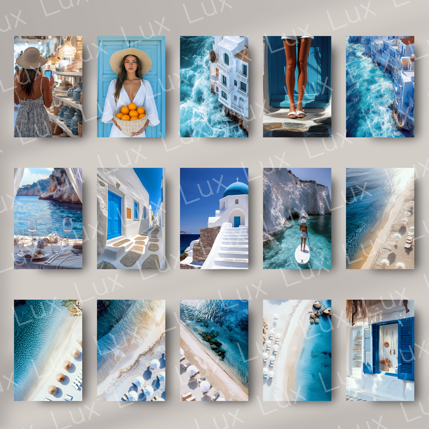 Mykonos Coastal Treasures: 70 Stunning Stock Photos to Elevate Travel Blogs, Social Content & Dreamy Brand Aesthetics