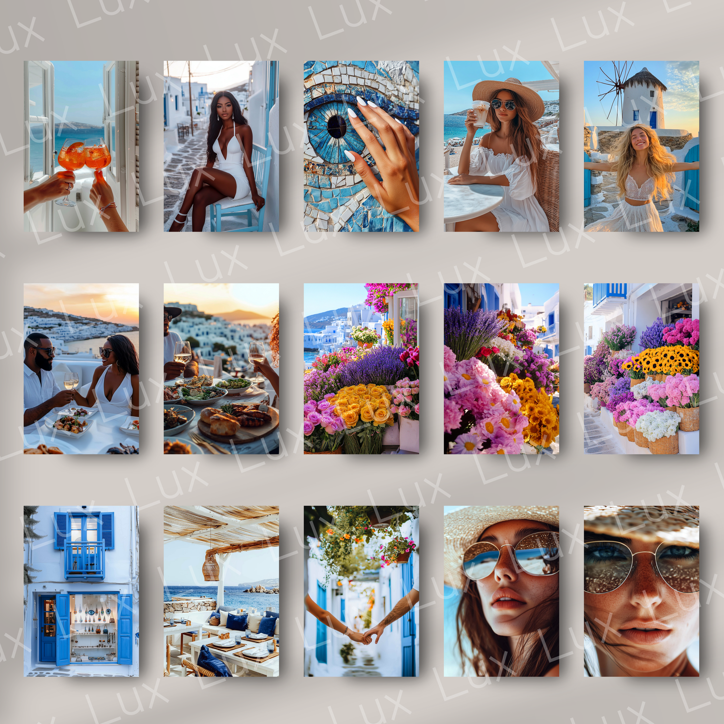 Mykonos Coastal Treasures: 70 Stunning Stock Photos to Elevate Travel Blogs, Social Content & Dreamy Brand Aesthetics