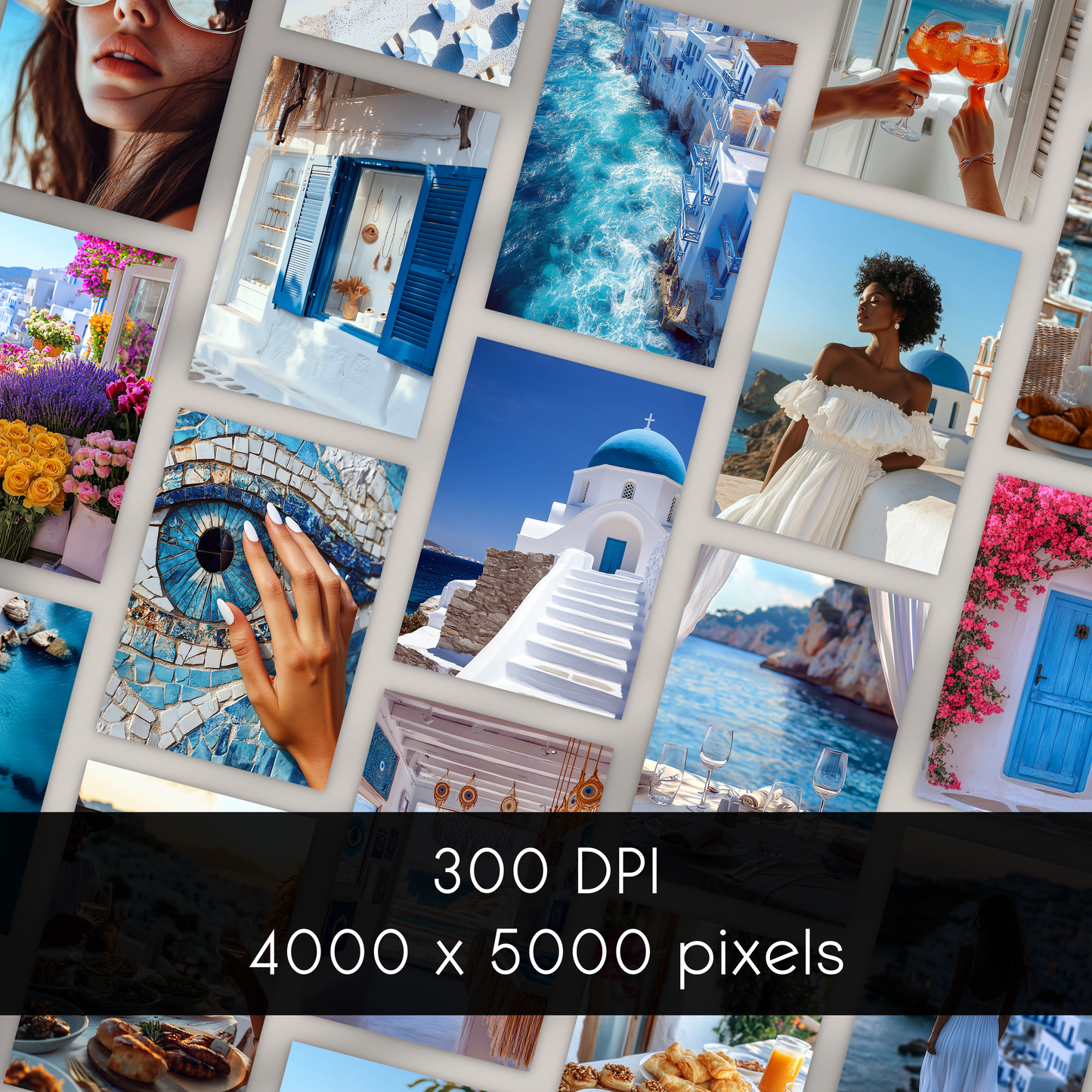 Mykonos Coastal Treasures: 70 Stunning Stock Photos to Elevate Travel Blogs, Social Content & Dreamy Brand Aesthetics