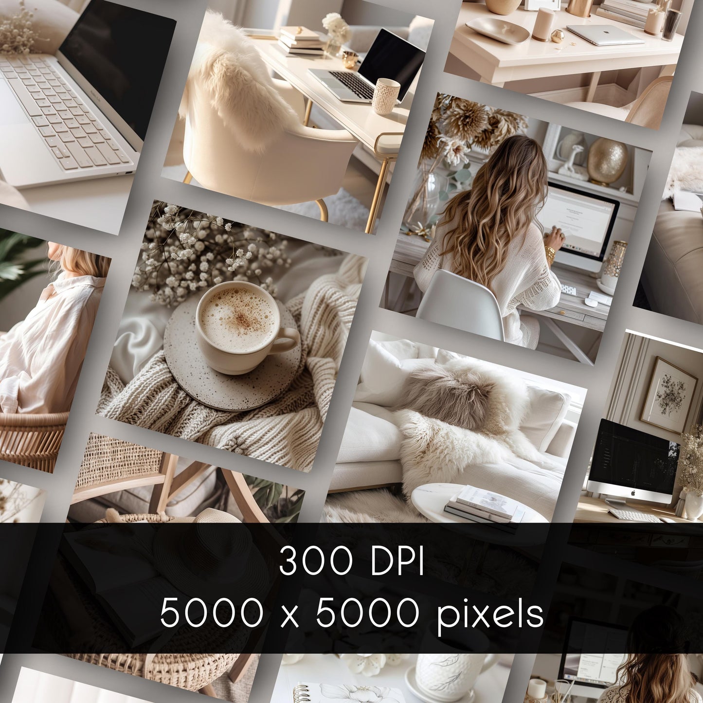 Neutral Haven: 45 Clean & Curated WFH Stock Photos to Elevate Your Brand Vibe