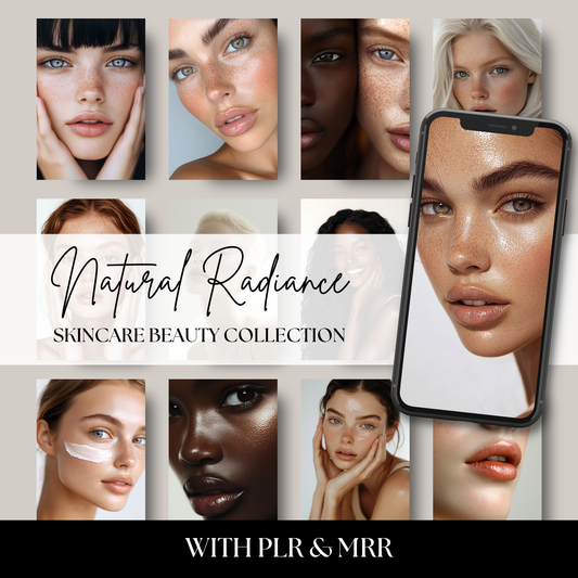 Elevate your brand with the Natural Radiance Skincare Stock Photo Collection. Featuring high-resolution images of glowing skin, natural beauty, and minimalist spa-inspired scenes—perfect for skincare brands, estheticians, and wellness creators looking to create a serene, professional online presence.