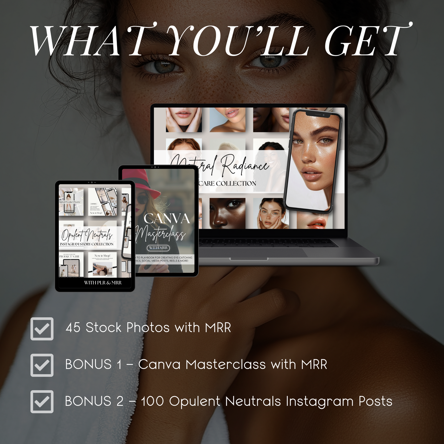 Natural Radiance: 100 Minimalist Skincare Stock Photos for Wellness Brands, Blogs & Beauty Businesses