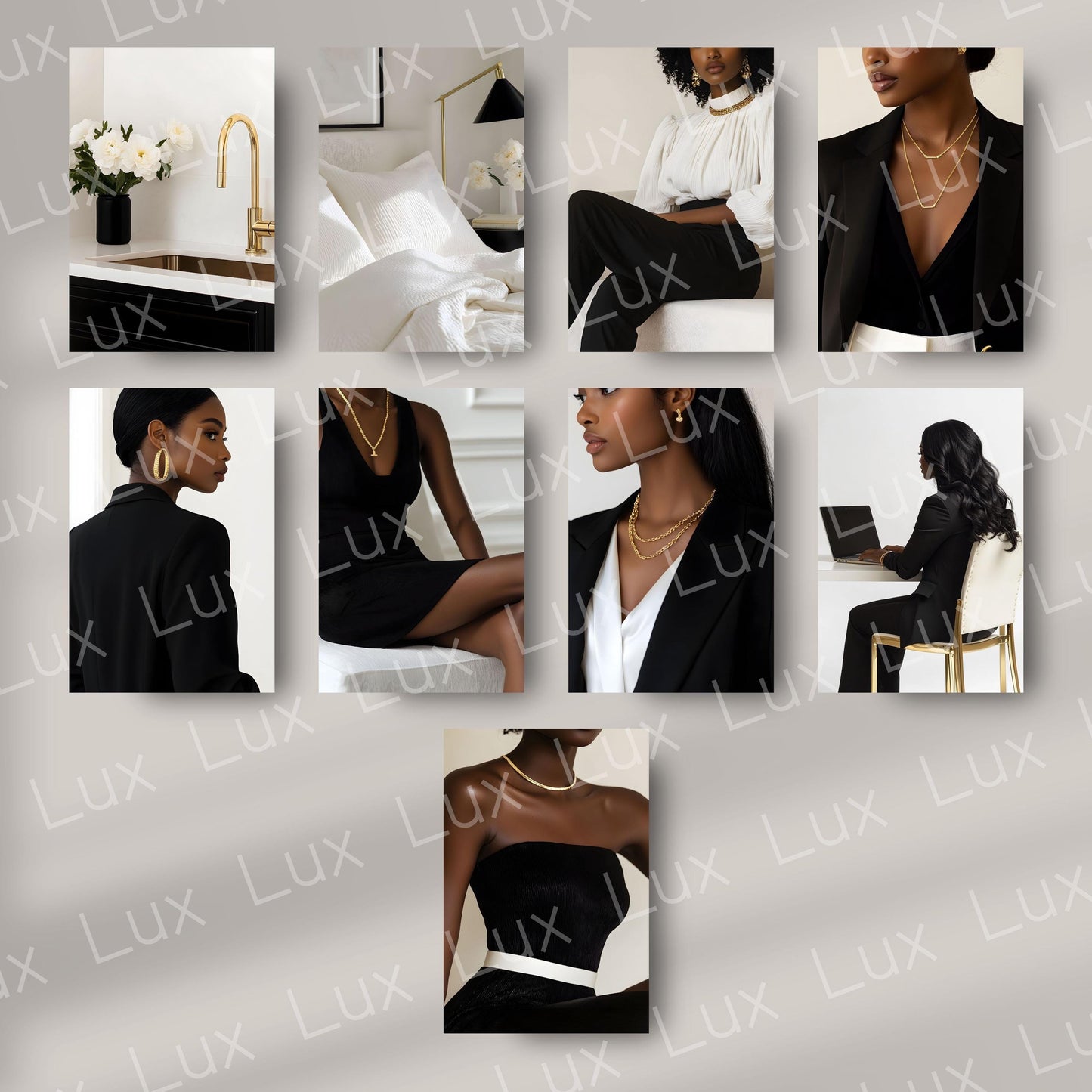 Noir Affluence: 45 Luxe Melanin Work-from-Home Stock Photos for Sophisticated, Diversity-Driven Brands