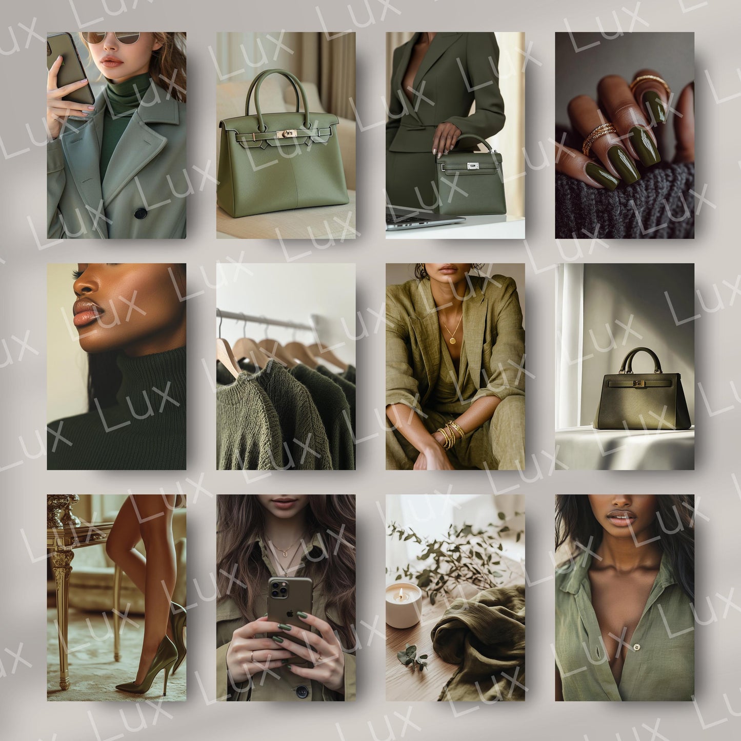 Olive Edit Stock Photo Bundle – 45 Serene & Sophisticated Lifestyle Images for Elevated Content Creation
