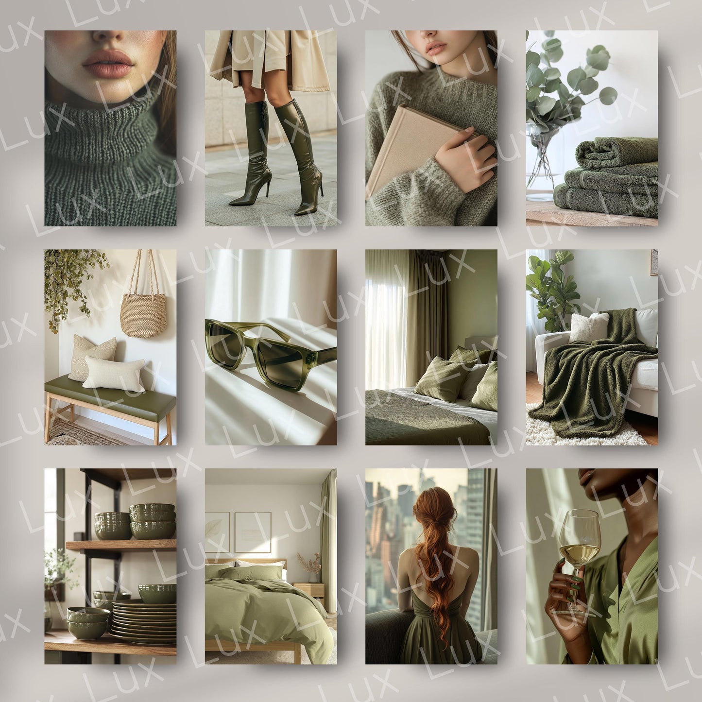Olive Edit Stock Photo Bundle – 45 Serene & Sophisticated Lifestyle Images for Elevated Content Creation