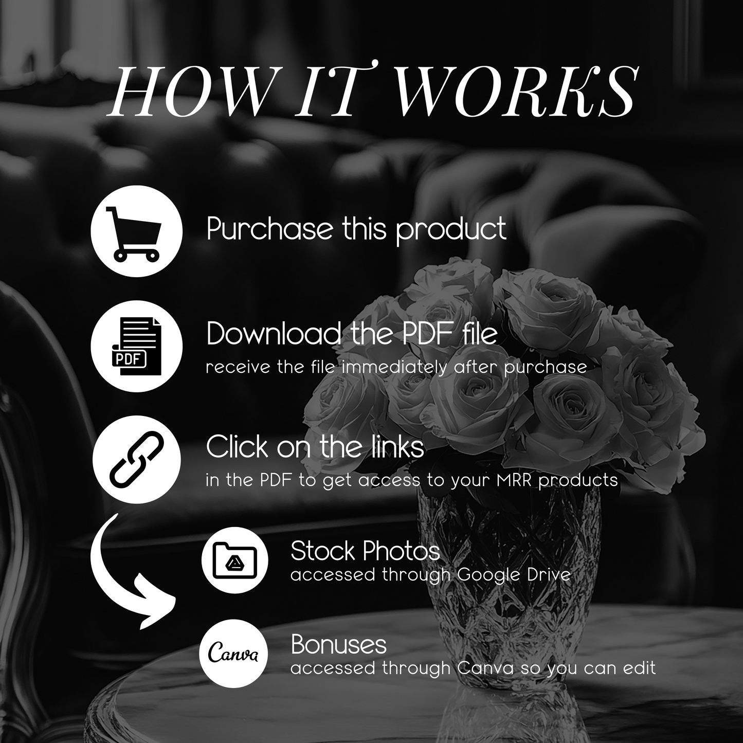 Onyx Decadence: 45 Luxury Stock Photos for Bold, Minimalist Brands Who Love Timeless Black & White