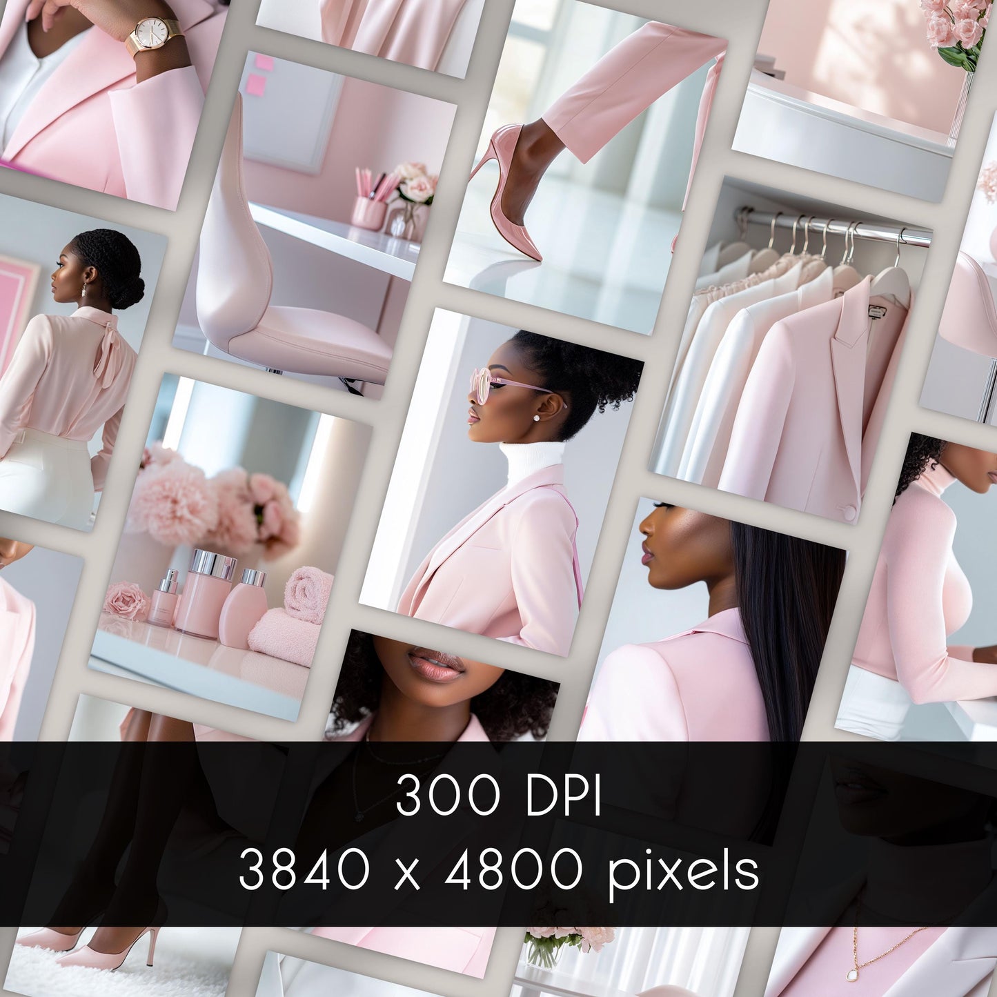 Pink Ambition: 45 Feminine Work-from-Home Images Showcasing Melanin Beauty, Boss Energy & Elevated Aesthetics
