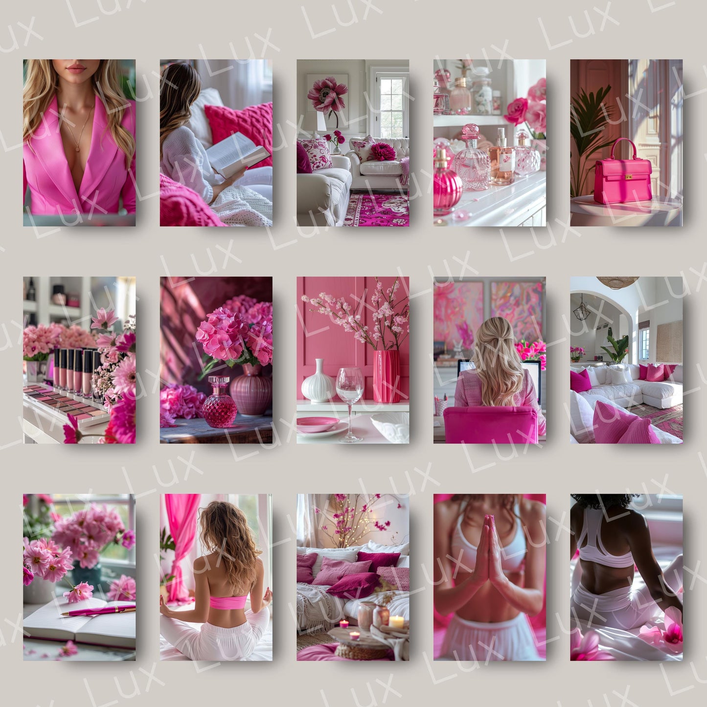 Pink Paradise: 70 Hot Pink Stock Photo Collection for Boss Women, Bold Brands & Chic Content Creation