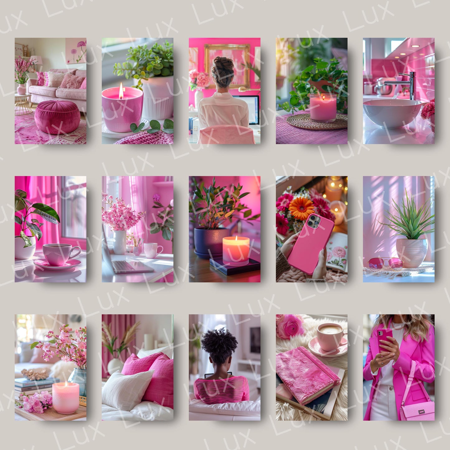 Pink Paradise: 70 Hot Pink Stock Photo Collection for Boss Women, Bold Brands & Chic Content Creation