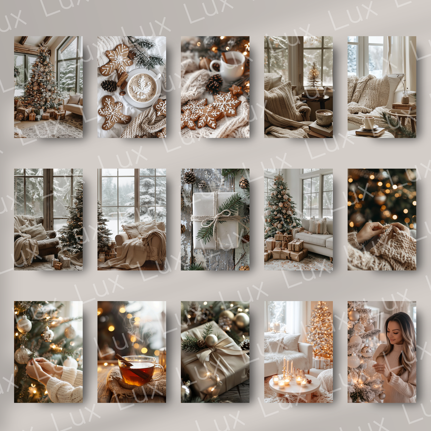 Rustic Charm Christmas Collection – 100 High-Quality Stock Photos for Warm, Nostalgic Holiday Marketing