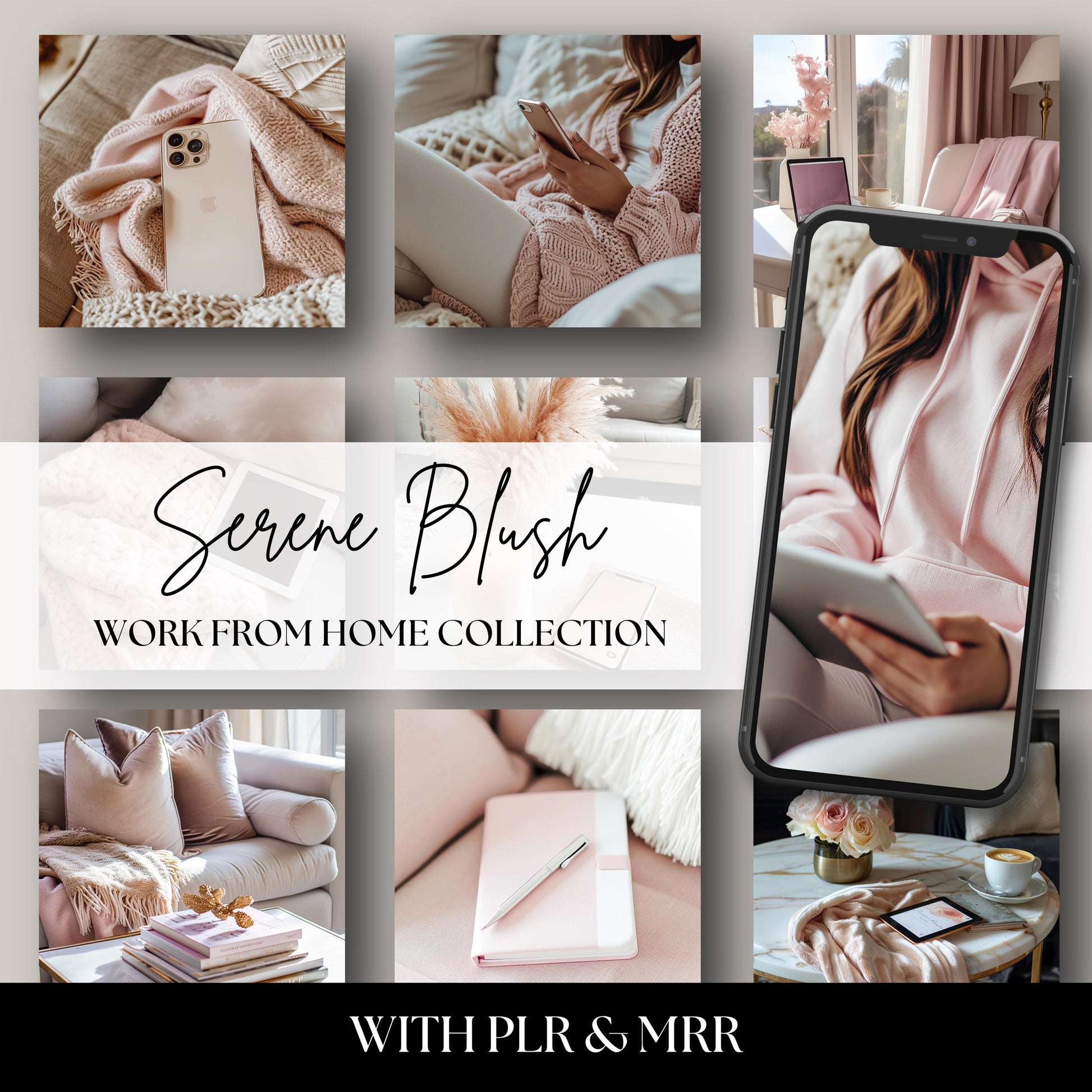 Elevate your brand with the Serene Blush stock photo collection – a dreamy mix of soft pink hues and minimalist home aesthetics. Perfect for bloggers, coaches, and creatives looking to add warmth, elegance, and a calming vibe to their digital content. Ideal for work-from-home inspiration, lifestyle branding, and feminine business visuals.