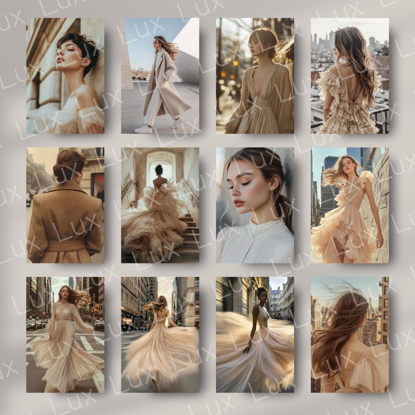 Urban Grace: 45 Neutral Lifestyle & Editorial Stock Photos to Elevate Your Brand Aesthetic