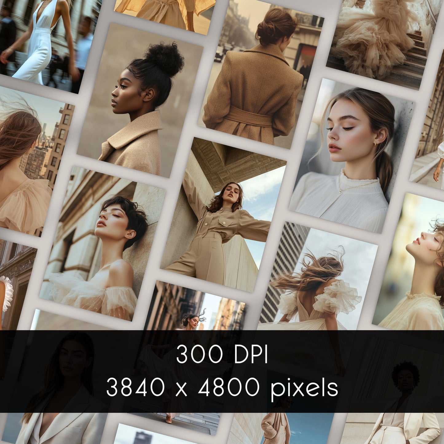 Urban Grace: 45 Neutral Lifestyle & Editorial Stock Photos to Elevate Your Brand Aesthetic