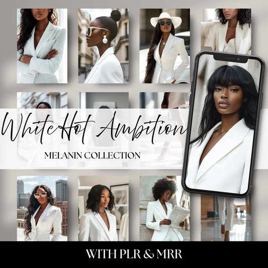 White Hot Ambition: 60 Melanin Boss Stock Photos for Brands and Content Creators